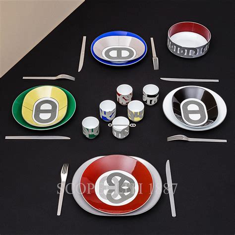 hermes rallye plate|hermes dinnerware sets.